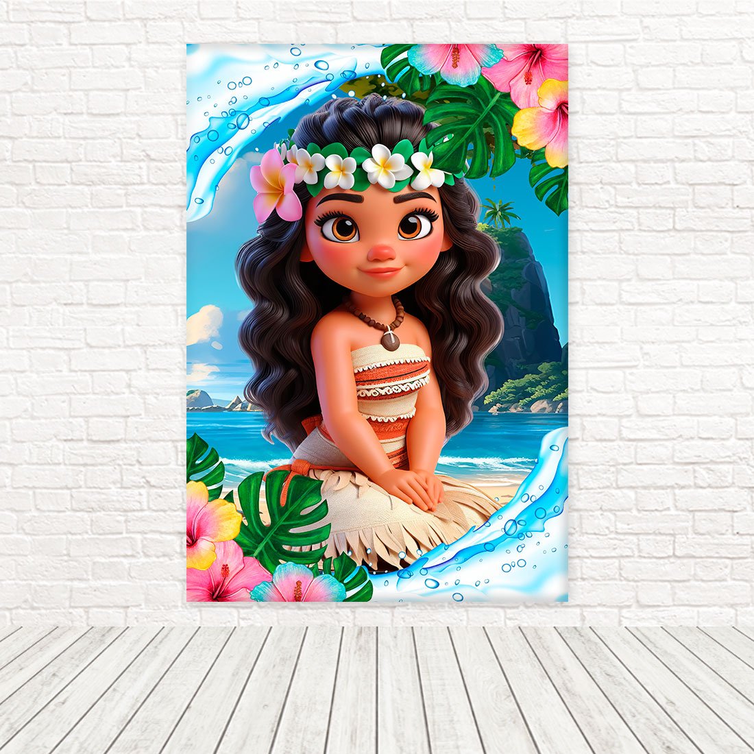 moanaページ Decoração de Chão - Moana - 66cm - Disney Original - 1 unidade