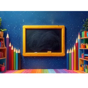 Fundo Fotográfico Tecido Sublimado 3D Horizontal Escolar